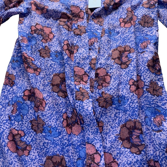 Cleobella Floral Tunic in Blue and Pink - Picture 5 of 11